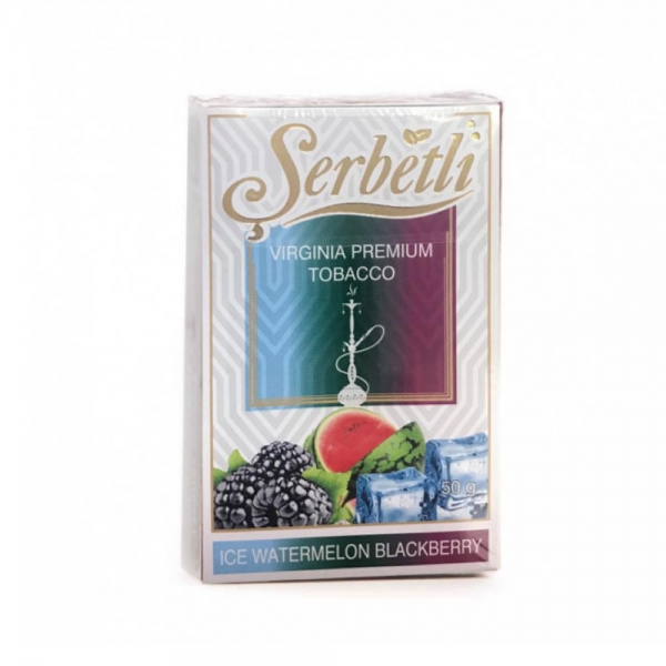 Купить Serbetli - Ice Blackberry Watermelon (Ежевика, Арбуз, Лед) 50г