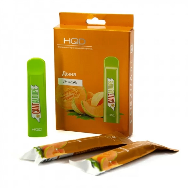Купить HQD Cuvie - Cantaloupe (Дыня), 300 затяжек, 20 мг (2%)