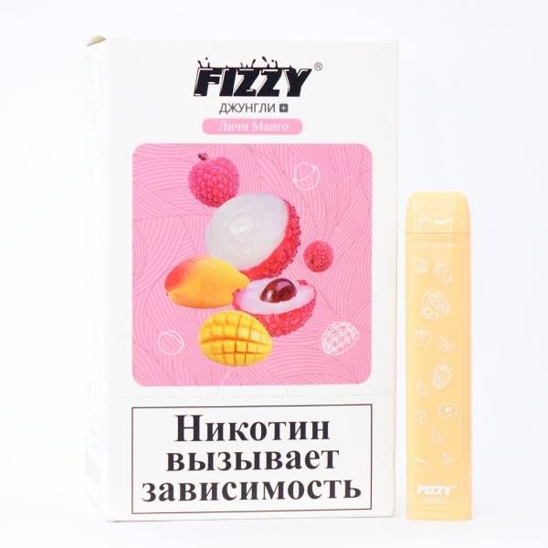 Купить FIZZY Джунгли - Личи Манго, 700 затяжек, 20 мг (2%)