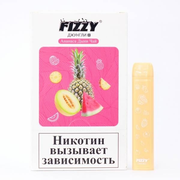 Купить FIZZY Джунгли - Чай Ананаса Дыни, 700 затяжек, 20 мг (2%)