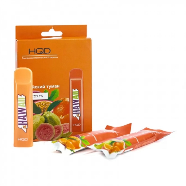 Купить HQD Cuvie - Orange Guava (Гуава, Апельсин), 300 затяжек, 20 мг (2%)