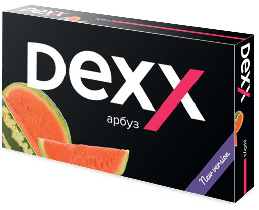Купить Dexx - Арбуз, 600 затяжек, 12 мг (1,2%)