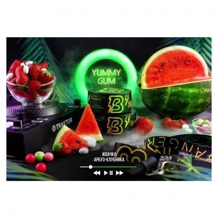 Купить Banger - Yummy Gum (Жвачка, Арбуз, Клубника) 100 гр