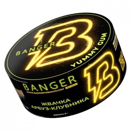 Купить Banger - Yummy Gum (Жвачка, Арбуз, Клубника) 25 гр
