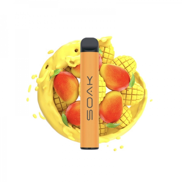 Купить Soak Q - True Mango (Манго), 800 затяжек, 20 мг (2%)