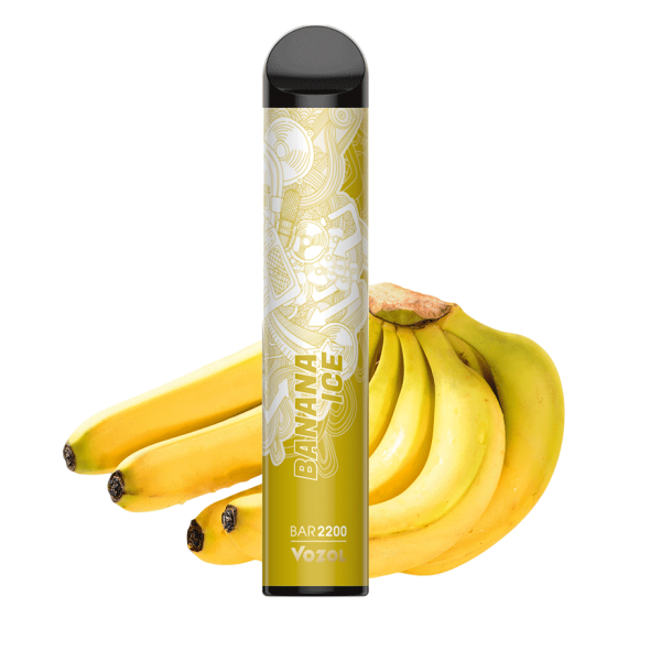 Купить Vozol Bar - Банановый лёд, 2200 затяжек, 20 мг (2%)
