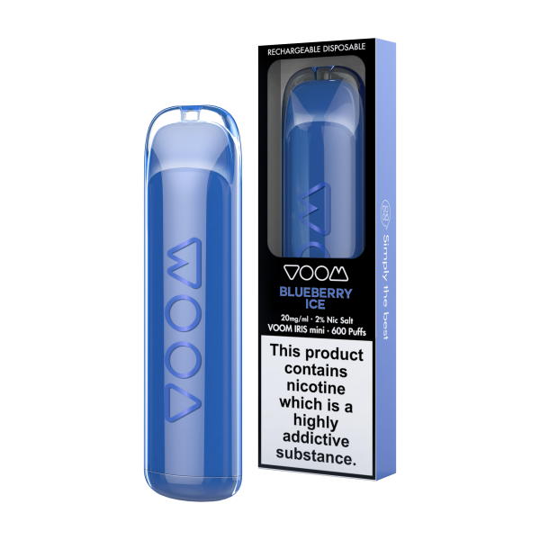 Купить Voom - Blueberry (Черника) 600 затяжек, 20 мг (2%)