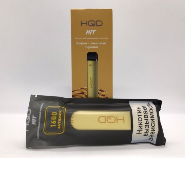 Купить HQD Hit - Вафли с кленовым сиропом , 1600 затяжек, 20 мг (2%)