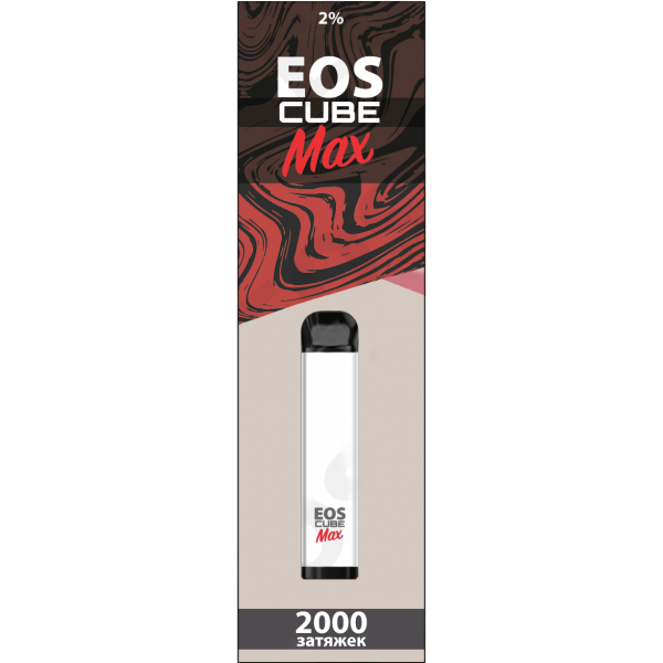 Купить EOS Cube Max - Peanut Butter (Арахисовая Паста), 2000 затяжек, 20 мг (2%)