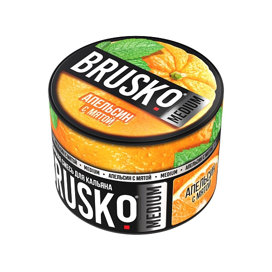 Купить Brusko Medium - Апельсин с мятой 250г