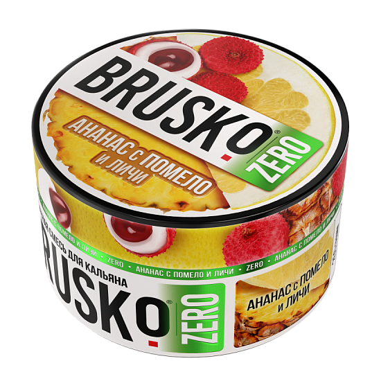 Купить Brusko Zero - Ананас с помело и личи 250г
