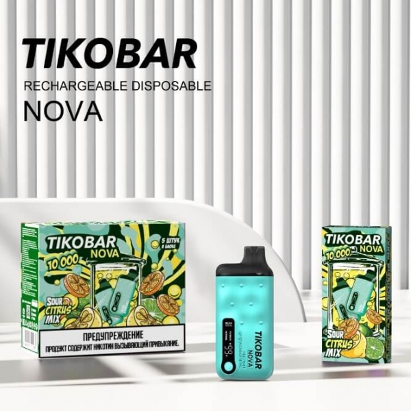 Купить Tikobar Nova 10000 - Кислый цитрусовый микс