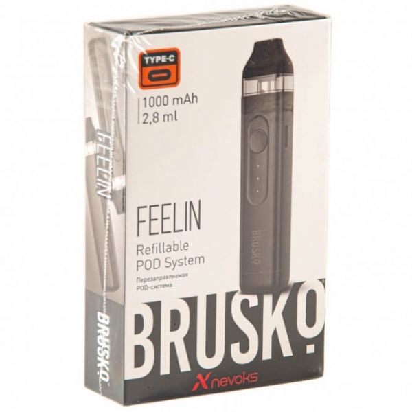 Купить Brusko Feelin 1000 mAh 2,8 мл (Серый)