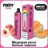 Купить FIZZY Max - Медовая Роса, Белый Персик, 1600 затяжек, 20 мг (2%)